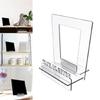 Acrylic Vinyls Rack for Music Lovers Transparent Albums Organizer Record Display Shelf Books Holder for Study Decoration