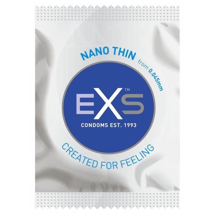 PRESERVATIF ULTRA FIN Préservatifs fins Nano Thin x12 EXS