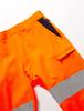 ASAHICHO Cargo Fluorescent Size 60 High-Visibility Pants, All-Season, Orange, E788, (LL)