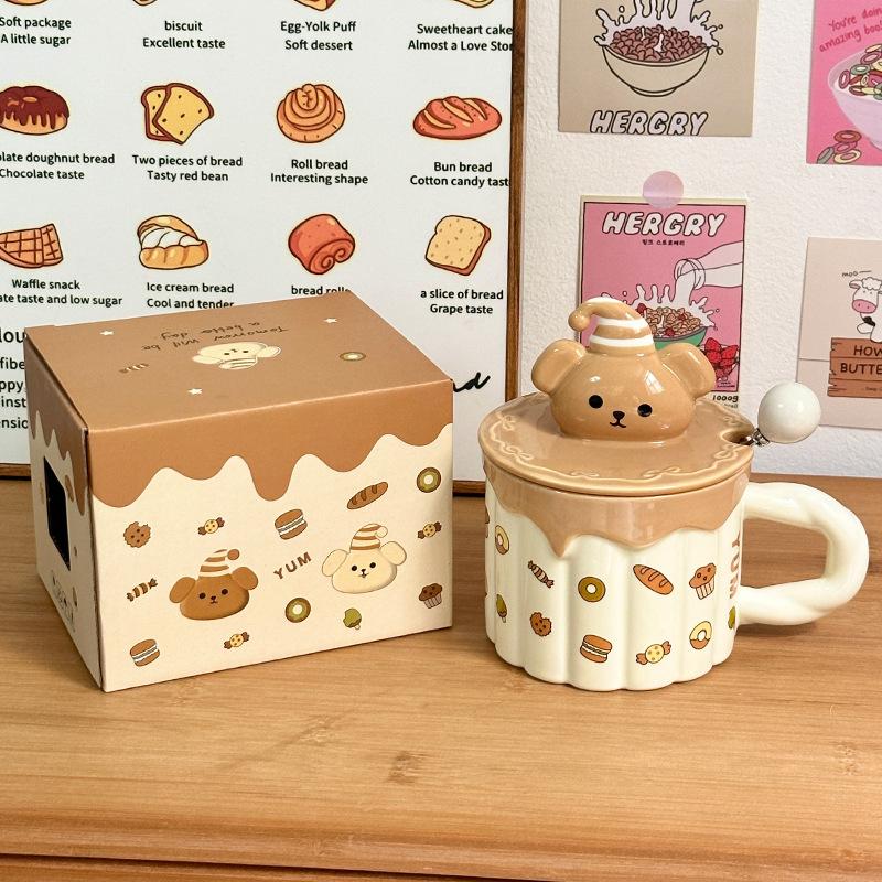 Strange Ceramic Cup Souvenir Creative Mug Birthday Gift Water Cup Girls High Value Couple Cup 301-400ml