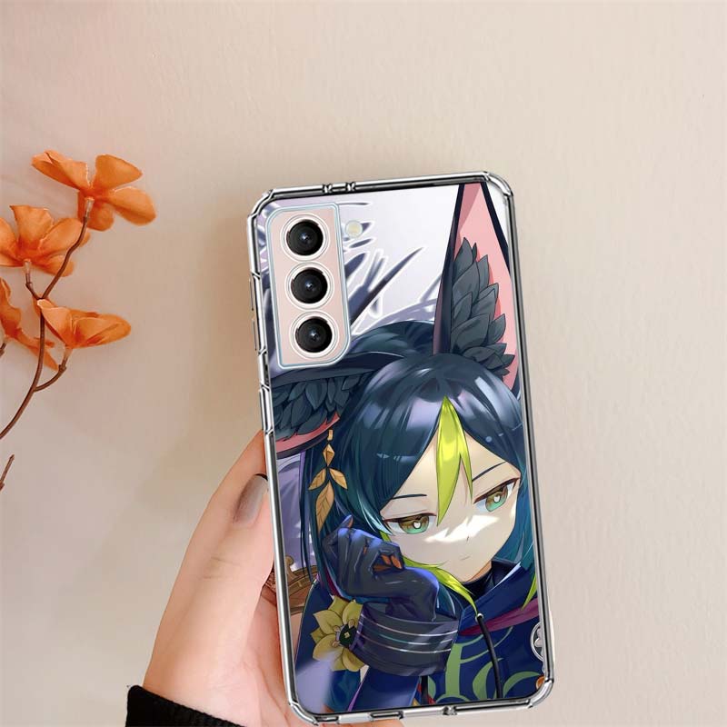 Genshin Impact Tighnari Clear Phone Cases for Samsung S26 Ultra Galaxy S25 Edge S24 S23 FE S21 Plus S20 S22 S10 Cover Patterned
