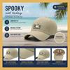 [Halloween Baseball Cap] Spooky Season Letter Print, Lightweight Adjustable Polyester Cap. Unisex Soft Hat for Outdoor, Fall Festival & Daily Wear