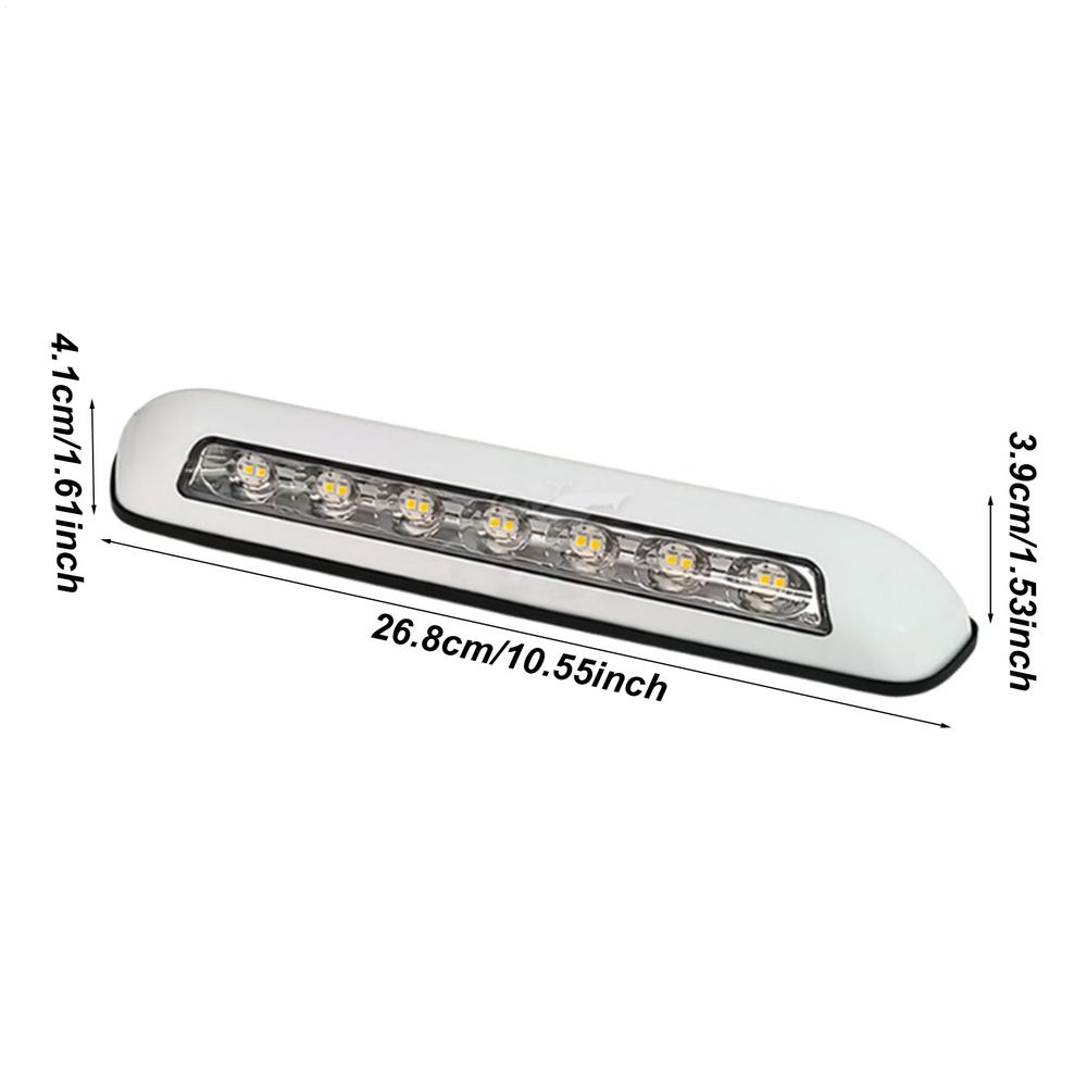 RV Porch Light LED Canopy LED Lights RV Exterior Light Patio Accessories LED Replacement Light for Trailers Bus Trucks Marine