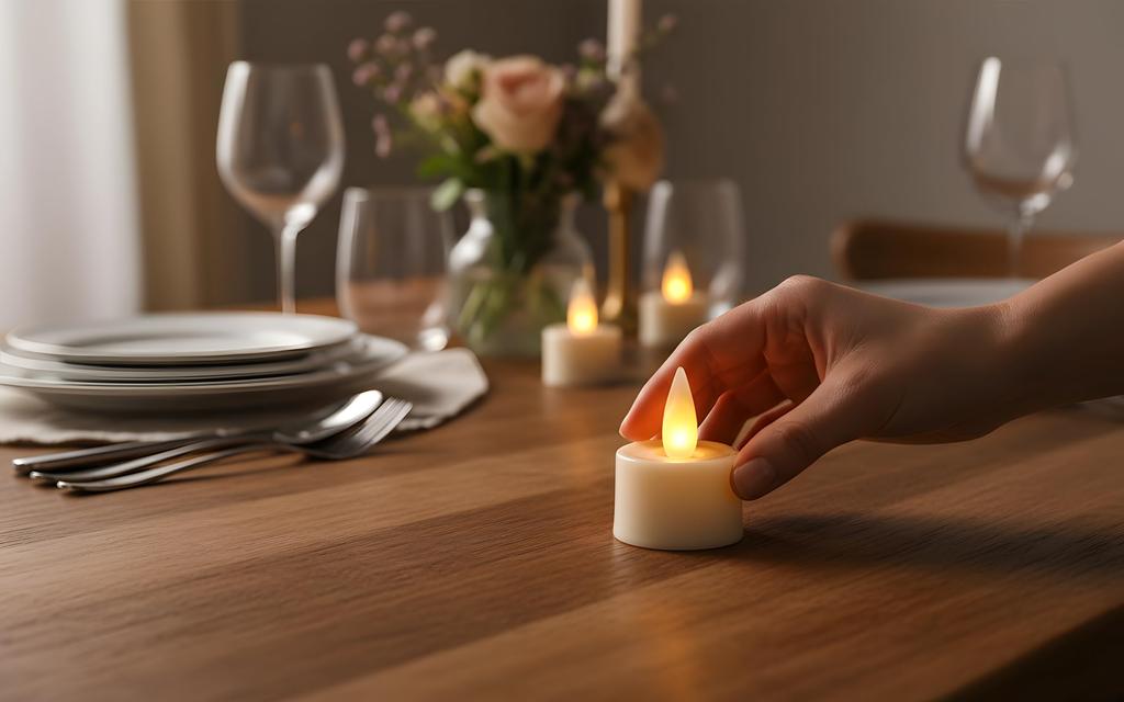 CozierGlow Rechargeable LED Tealight Candles, Set of 6, 3D Moving Flame Reproduction, Perfect for Buddhist Altars and Decorations, Includes Remote