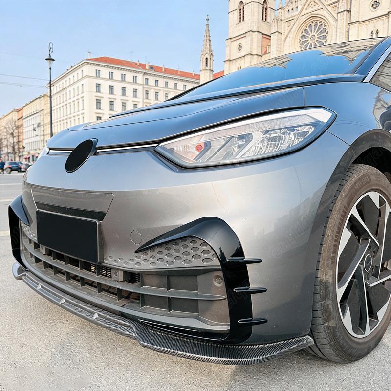 Für VW ID.3 ID3 2019 2020 2021 2022 Automobil Frontstoßstangenlippe Auto Frontschürze Spoiler Karosseriedekoration Modifikationskit