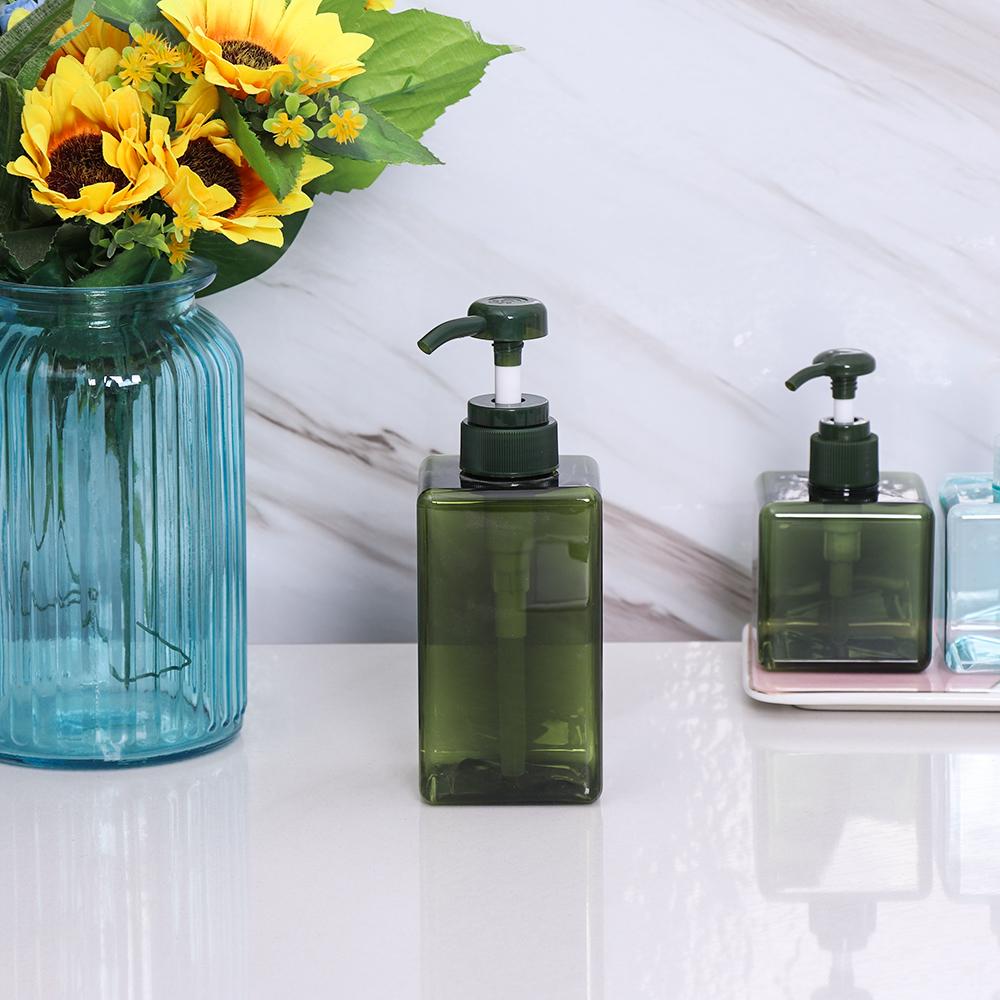 Supplies Press Mousse Portable Square Shape Lotion Bottles Soap Dispensers Hand Pump Shampoo Bottle