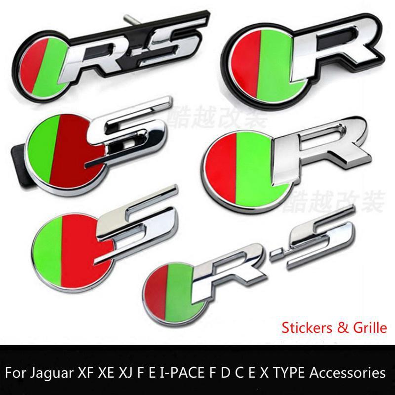 

Боковая наклейка на багажник с логотипом для Ja + guar XF XE XJ FE I-PACE FDCEX TYPE, аксессуары for S Stickers чёрный