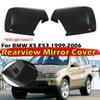 For BMW X5 Series E53 1999-2006 Car Replacement Rearview Side Mirror Cover Wing Cap Exterior Door Rear View Case Trim Black ABS