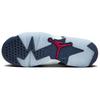 Air Jordan 6 Retro GS Olympic 2024 Kids Sneakers White Varsity-Red Midnight-Navy 384665-164