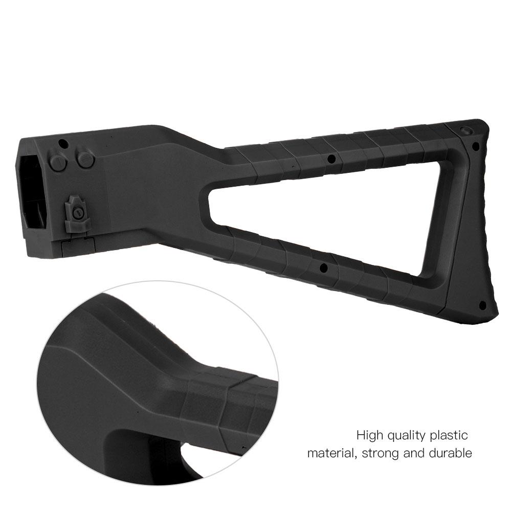 Durable Toy Gun Butt Shockproof Tail Bracket Outdoor Shooting Game Accessory Black