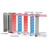 316L SS Brazed Plate Heat Exchanger BPHE for HVAC Chillers Heat Pumps Industrial Oil Coolers HP Condensers Copper Tubes