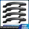 4pcs Exterior Door Handles For 2005-2010 Kia Sportage Front Rear Left Right