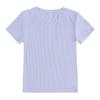 1-13 Years Kids Ribbed Structure T-shirt and Shorts Set Casual Loungewear