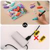 35pcs Multicolor Large Cable Labels, Self-Adhesive Mouse and Keyboard Cord Organizer Tags - Reusable Wire Management Tool