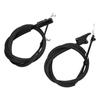 Left+Right Front Seat Tilt Handle + Cable For Ford Fiesta MK5 MK6 3 Door Fusion