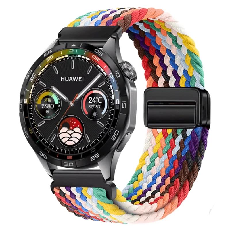 Nylon Band for Huawei Watch 5/GT5 Pro/GT5/4/3 46mm Sport Wristband for Amazfit Balance 2 1/Bip 6 5/GTR 47mm/GTS 4/Active 2 Strap