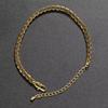Woven Tennis Bracelet 3mm 4mm 5mm Hip-Hop Accessory Unisex Zircon Strip with Gold/Silver Plating
