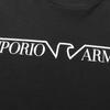 Emporio Armani FW24 Letter Print Crew Neck Long Sleeve Casual Sports Set Men sets Black 112033-4F516-00020