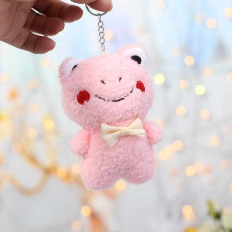 Cute Cute Blush Naughty Little Frog Plush Toy Pendant Bag Keychain Doll