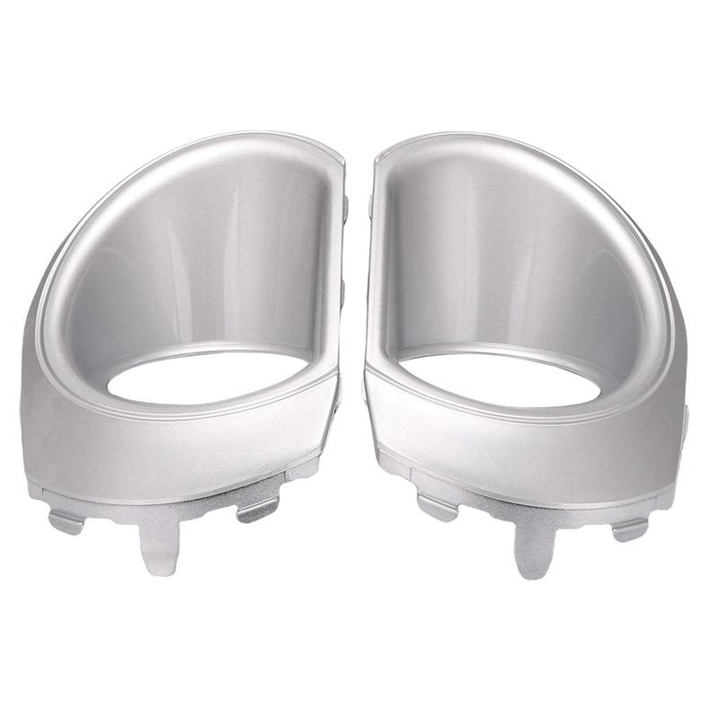 Car Front Bumper Fog Light Cover Silver Color Fog Lamp Trim 57731-AJ490 57731-AJ480 For Subaru Legacy Outback 2010-2014 Parts