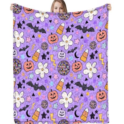Halloweenská deka s potiskem