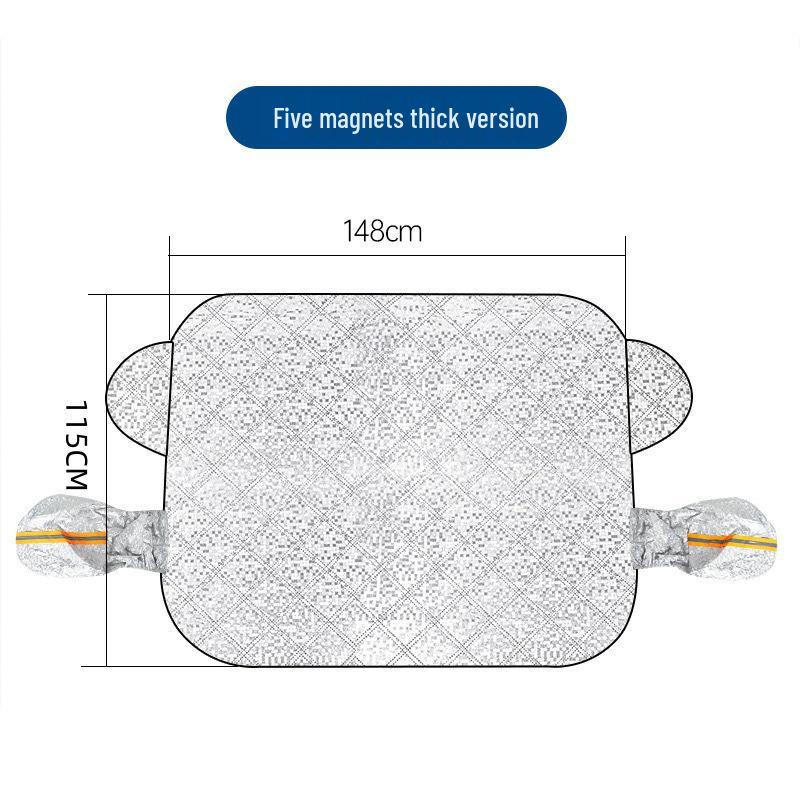 All-Season Universal Windshield Cover: Snow, Frost, and Sun Protection
