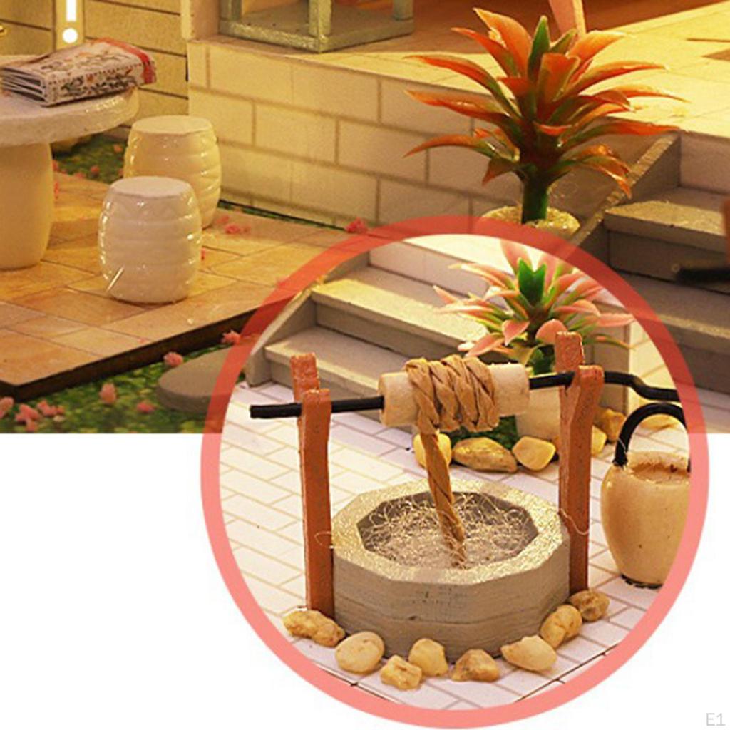 DIY Wooden Dollhouse Miniature Craft Kits for Adults Birthday Women and Girls Holiday