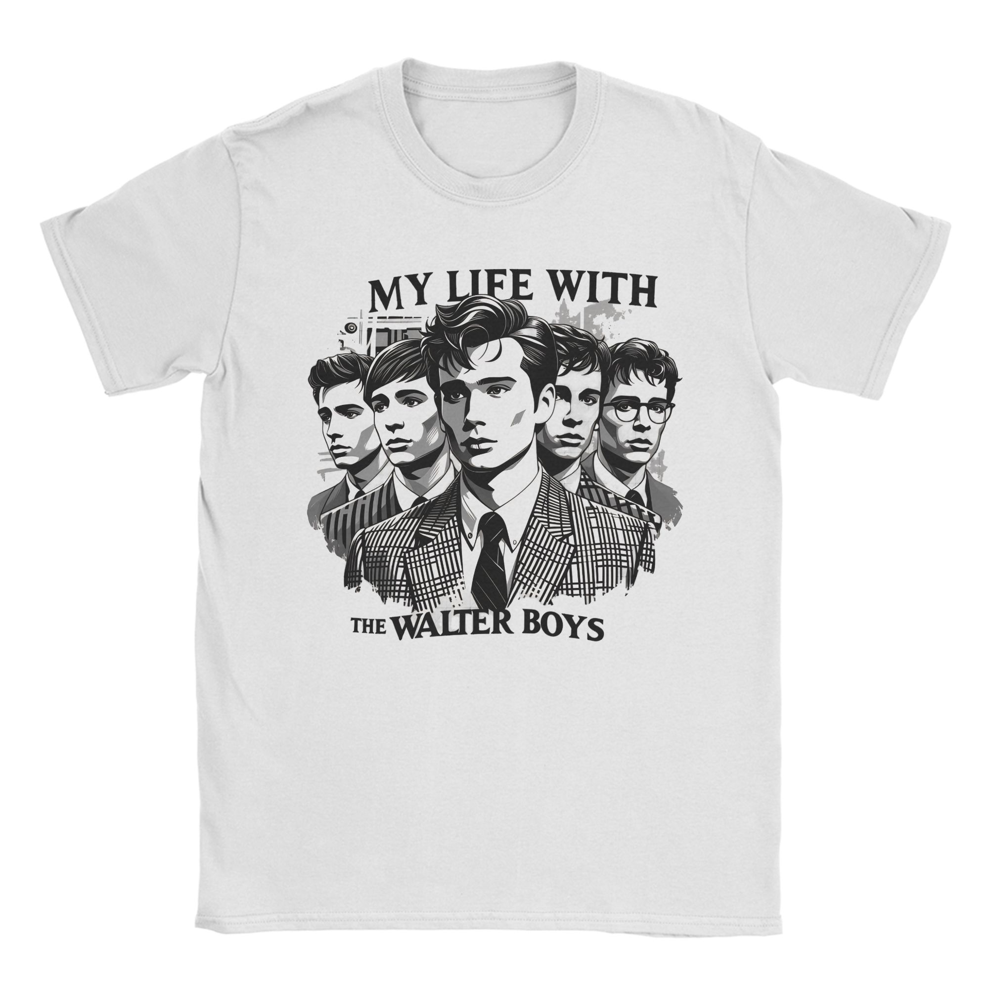 Unisexs My life with the walter boys T Shirt 100 Cotton Clothes Creative Short Sleeve Crew Neck Tees Birthday Gift TShirts S