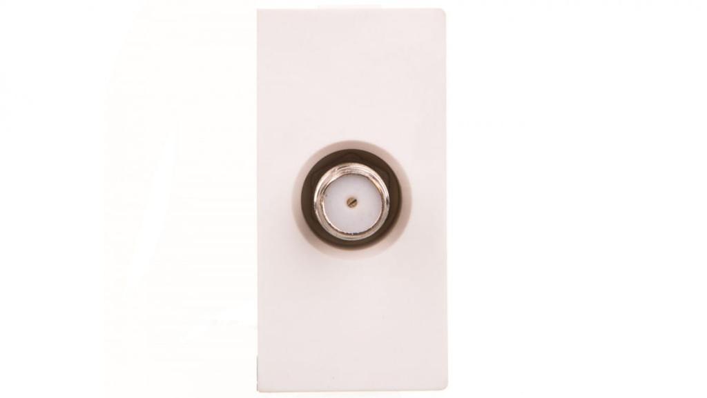 Touchme Module 1/2 Sat Antenna Socket White Tm905W