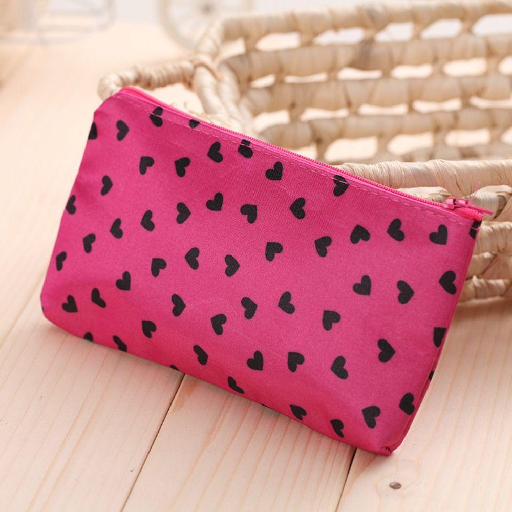 Portable Storage Bag Cute Coin Purse Pouch Makeup Bag Woman