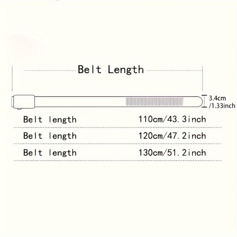 Men's Fashion Canvas Belt Automatic Buckle - Suitable for Outdoors with Jeans, Wear Resistant Waterproof Sports Belt, Black