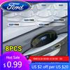 New 2026 Car Sticker 8pcs Transparent Car Door Handle Protector Film Sticker Anti Scratch Decal For Ford Fiesta Mondeo Fusion Ex