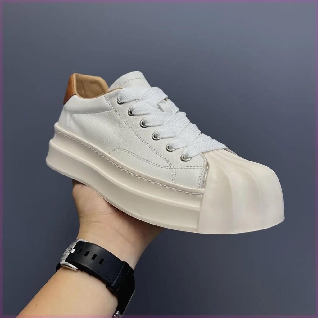 Autumn Thickness All-Match Casual Low-Cut Fashion Shell Toe Men's Sneakers Shoes