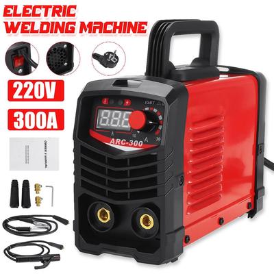 220V 300A Tragbarer Lichtbogen-Schweißinverter Halbautomatische Schweißmaschine Elektrische Punkt Schweißmaschine Halbautomatisch für Schweißarbeiten