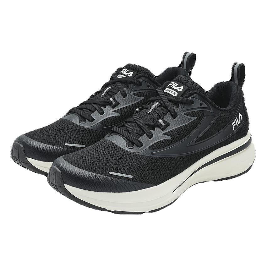 New FILA NUVOLE Low Top Casual Trail Running, Long Distance Running, City Commute Running Shoes Men's Galloping Horse Black A12M421116FBB