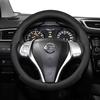 Suitable for Nissan Ultra-Thin Breathable Leather Steering Wheel Cover Suitable for Qashqai J10 J11 March Terrano2 Pathfinder R51 Note E12 Almera