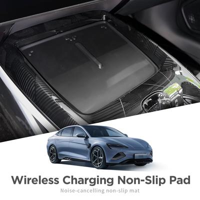 Für BYD Seal EV Version Anti-Rutsch-Matte Auto-Telefon Kabelloses Laden Schmutzabweisende Matte Modelle Silikon Auto Zubehör