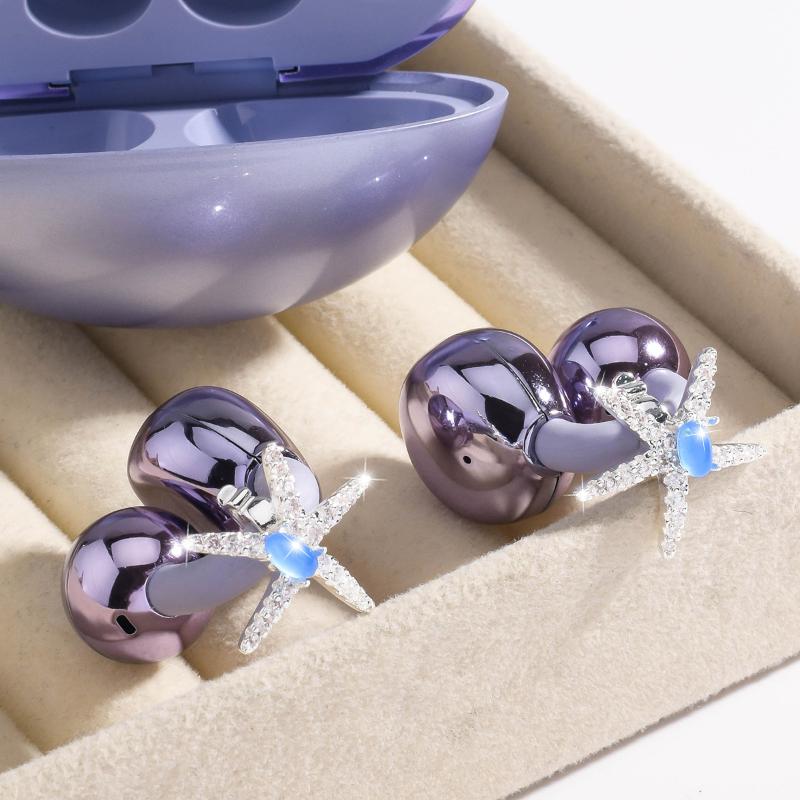General Butterfly Tassel Rhinestones Ear Clips Accessories For Daily Use
