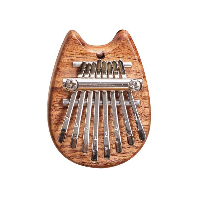 Crystal Kalimba: 8-Note Mini Thumb Piano - Small Musical Instrument Available