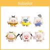 6 Pcs Eggy Party Sheep Design Mini Model Desktop Decoration Set Ornament