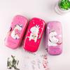 Cute Cartoon Single Corn Horse Pencil Case Pen Holder Box Stationery Storage