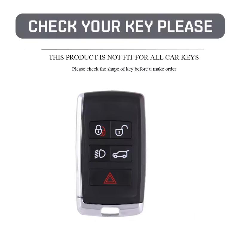 Carbon Style Car Key Case Cover Holder For Land Rover Range Rover Discovery 5 Sport For JAGUAR XE XF XJ F PACE Accessories