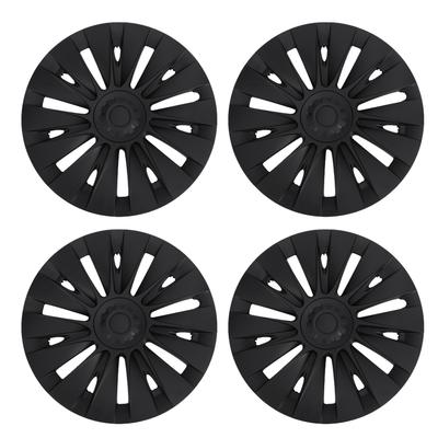 4pcs 19in Wheel Covers ABS Matte Black Hub Replacement for Juniper 2021-2024