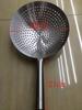 Thick Stainless Steel Mesh Strainer Colander Wok Wooden Handle Cookware Oil Flour Sifter Colander Kitchen Cooking Steamer Wok