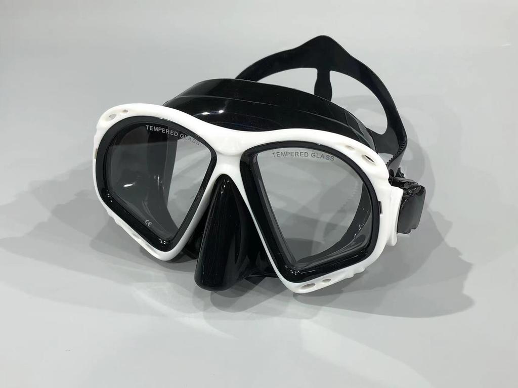 High-Definition Transparent Silicone-Free Diving Mask with Ultra-Wide Field of View