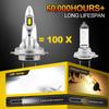 LED Headlight Bulb Canbus 30000LM 6000K CSP Car Headlamp White Wireless For Nissan Qashqai 2007 2008 2009 2010 2011 2012