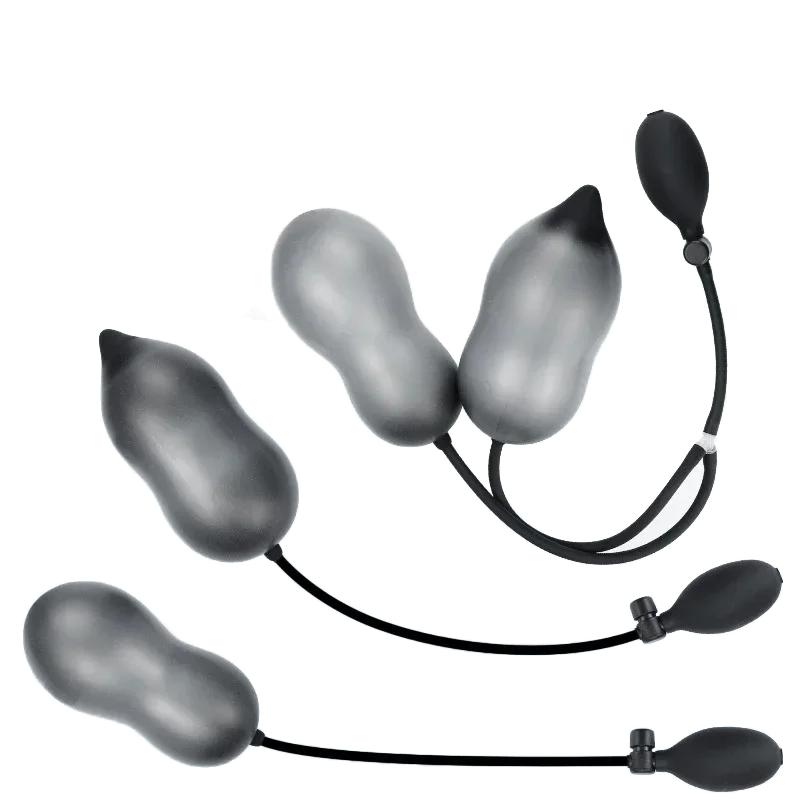 Inflatable Anal Plug Expandable Dildo Pump Butt Plug Anal Dilator Bdsm Sex Toy Gay Prostate Massage For Anus Enlargement By Pump