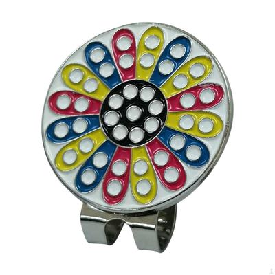 Golf Ball Marker Holder Durable with Hat Clip for Training