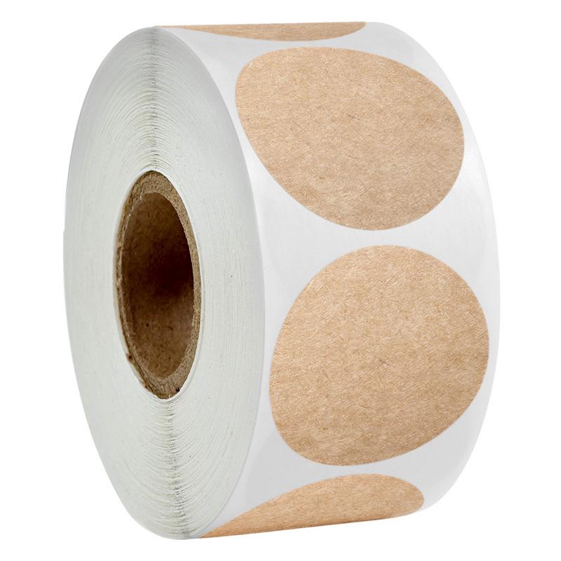 Colorful 3.8 cm Round Dot Stickers: Decorative Adhesive Labels for Gifts and Organization