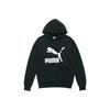 Puma Classics Printed Drawstring Hoodie Long Sleeve Men Tops Black 599300-01